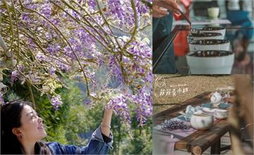 趁著瑞里紫藤花季來「嘉」玩！手揉茶體驗、槌染DIY、茶席體驗，感受梅山的特殊「茶」魅力