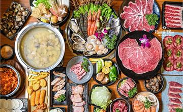 台中｜香香燒肉工坊：燒肉火鍋吃到飽推薦！海鮮粥、韓式石鍋拌飯、蒜頭雞也大推