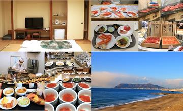 日本北海道｜函館湯之川溫泉：超人氣溫泉旅館！海鮮吃到飽超享受，螃蟹、生魚片通通有