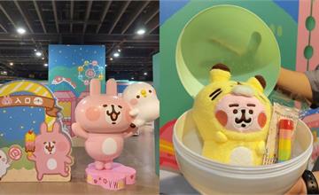 卡娜赫拉的小動物和倉鼠助六一起快閃新光三越A11啦！必拍打卡牆、粉紅兔兔&P助新品報給你