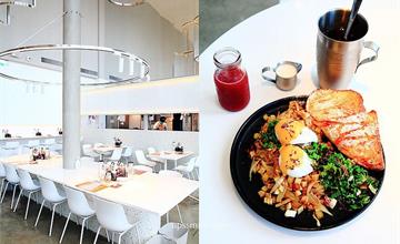台北｜SECOND FLOOR CAFE 貳樓：以美術館為靈感，健康、低負擔的網美純白餐廳！