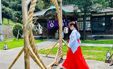 桃園｜夏越大祓：來神社跨越「茅之輪」趕走霉運、祈求好運，再赴花筏亭感受昭和浪漫