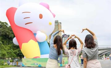 新北｜超人氣三麗鷗家族現身！Hello Kitty、布丁狗、蛋黃哥等角色6/16起碧潭登場～