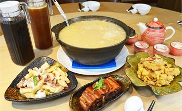 台北｜H&D京園會館：內湖聚餐首選！名人都愛吃的客家菜，必點花膠白菜嫩雞鍋、梅干扣肉