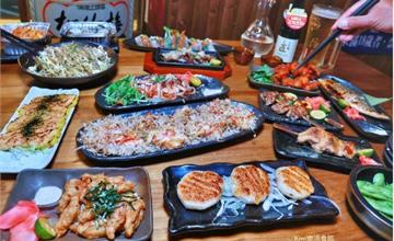 台中｜隱居いざかや居酒屋：近廣三勤美濃濃日式風格，燒烤炸、生魚片應有盡有，包廂聚餐、下班小酌推薦