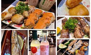 宜蘭｜碳休今呷串燒酒場：紅磚牆濃濃日式風情串燒居酒屋，新鮮食材慢火碳烤，吃出鮮甜原味