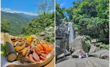 新竹｜梅后秘境：坐落五峰群山中，半露天一覽無敵美景！必去梅后蔓瀑布沁涼降溫