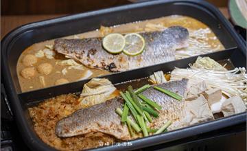 台中|伙房烤魚:重口味注意!極鮮烤魚鴛鴦火鍋,現撈大蛤蜊、各式魚肉片可選,宵夜大滿足