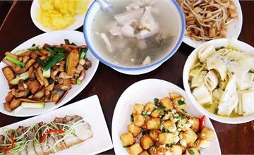 苗栗｜福樂麵店：人氣老字號客家料理！大推鹹豬肉和私房豆腐
