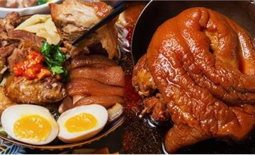 台南｜富食店：小北夜市人氣名店！超Q彈古早味腿庫飯，滷汁透心不油膩，滿滿鮮美膠質
