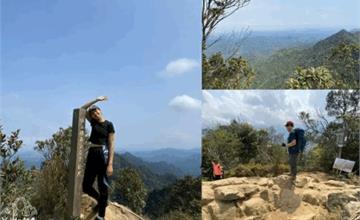 苗栗｜獅潭「仙山」：一小時就登頂！攀繩陡上小百岳，順道去協靈宮求「仙水」！