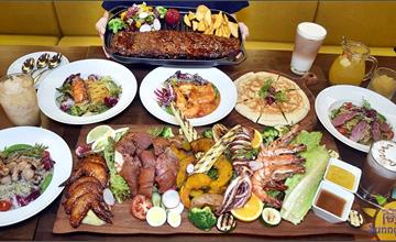 台北｜The Café By想國家戲劇院：每日限10份海陸分享餐，澎湃四主食搭滿滿時蔬，聚餐必吃！