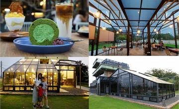 屏東｜旅x潮州Homestay＆Café：全預約制夢幻玻璃屋！綠意窗景、泡泡燈下用餐更美味