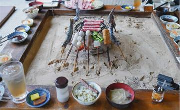 日本熊本｜高森田楽村：200年老屋鄉土料理，榻榻米上享用沙土烤和牛、山女魚