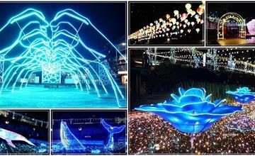 2024新莊中港大排光雕展：百萬LED燈打造六大主題燈區！打卡3月限定浪漫約會勝地