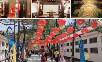 桃園｜八塊厝民俗藝術村：體驗傳統民俗文化的好去處，紅屋磚瓦超吸睛