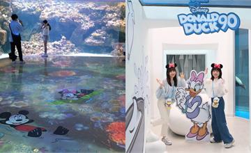 桃園｜Xpark「唐老鴨90周年特展」搶先看！10個打卡點、互動AR濾鏡超好拍，限定套票送22公分唐老鴨包包！