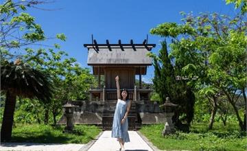 台東｜鹿野神社：鳥居、許願池、燈籠柱、日式庭園，神社小巧精緻，彷彿置身日本～