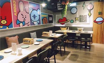 台北｜O.L.O地中海料理：「BT21宇宙明星」期間限定主題餐廳，在童趣歡樂的環境裡，享受美味異國料理！