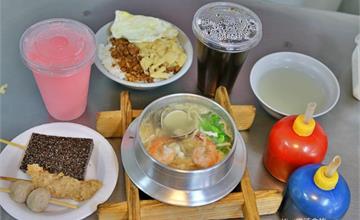 彰化｜白鳥餐點店：中式早餐銅板價！滷肉飯、鍋燒意麵、吐司通通有，在地人從小吃到大