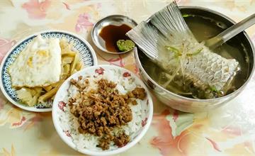 台南｜月津肉燥飯：古早味的鹹香滋味！新鮮草魚、虱目魚、肉燥飯飽足感十足