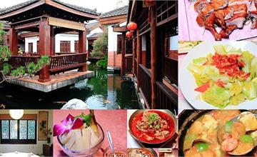 嘉義｜東園軒園林餐廳：中式庭園美食美景相伴，古色古香親友聚餐好選擇！