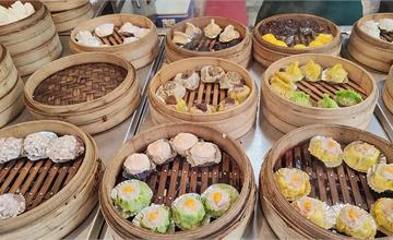 台中｜順慶點心坊：向上市場隱藏版散步美食，港式燒賣、叉燒包、荷葉糯米雞超飽足