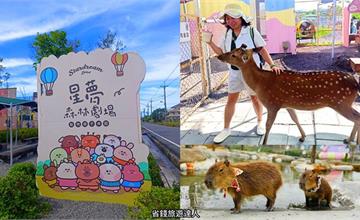 宜蘭｜星夢森林劇場：卡皮巴拉造型剉冰超吸睛！動物互動、玩偶DIY等親子體驗一張票玩到底
