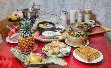 台中｜有春茶館：有溫度的古早味台菜、下午茶，2025新菜單出爐！整顆鳳梨果昔端上桌超驚豔