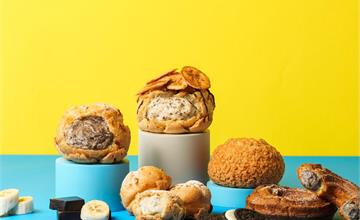 beard papa's 鬍子爺爺：「雙巧口味」香蕉巧克力泡芙、餅乾巧酥泡芙來襲，雙倍驚喜療癒！