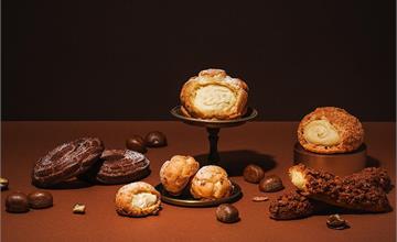 beard papa'sX茨城縣笠間市推栗子泡芙，杏仁棒棒人氣回歸！