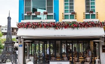 台南｜Wom Salone：台版塞納河畔咖啡館，輕易拍出歐洲感的河畔餐廳