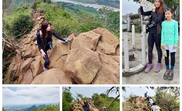 挑戰高雄小百岳，旗靈縱走全紀錄，攀岩走壁體驗不一樣的親子時光