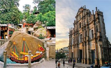 澳門過年走春景點！大三巴、媽閣廟，感受澳門的獨特的葡式風情