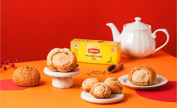 beard papa's x Lipton立頓：立頓奶茶泡芙限定上市！