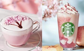 日本星巴克推出櫻花限定飲品！融合櫻花香與白桃風味，感受春天氣息