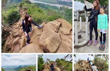 挑戰高雄小百岳，旗靈縱走全紀錄，攀岩走壁體驗不一樣的親子時光
