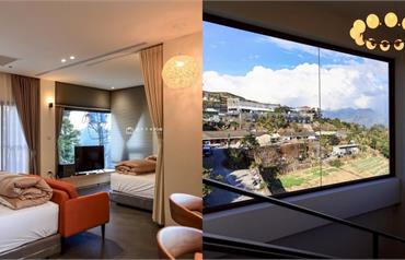 阿里山璦勒芬莊園民宿！在房內看日出，頂樓還有泳池